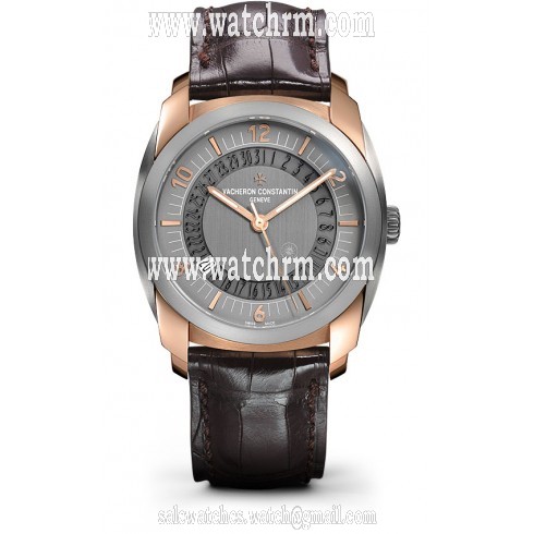 Vacheron Constantin Quai De L'ile Date Grey Dial Men's Watch 86050/000R-I022I