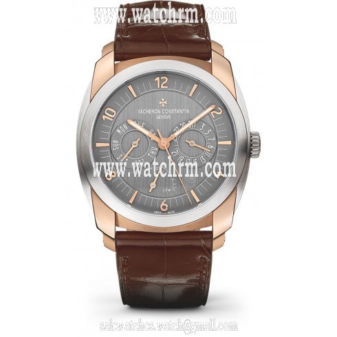 Vacheron Constantin Quai De L'ile Day-Date and Power Reserve Grey Dial Men's Watch 85050/000R-I022I