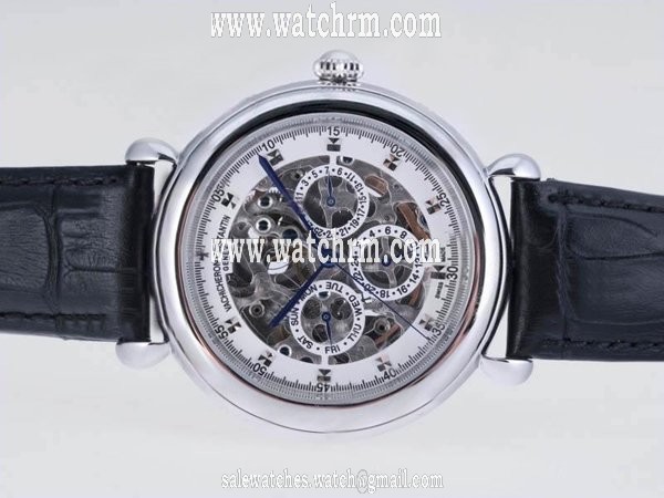 Vacheron Constantin Tourbillon P83000 White Dial Stainless Steel Case Stainless Steel Bezel Watch