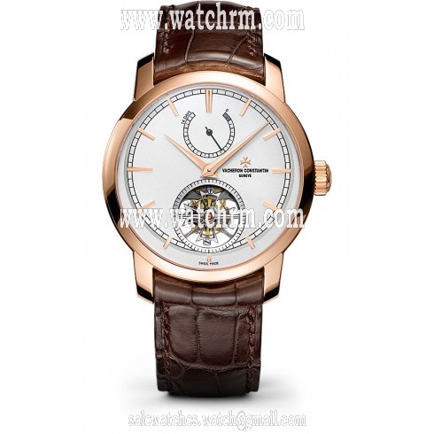 Vacheron Constantin Traditionnelle 14 Day Tourbillon Opaline Dial Men's Watch 89000/000R-9655