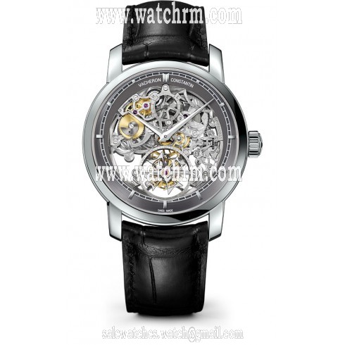Vacheron Constantin Traditionnelle 14-Day Tourbillon Skeleton Dial Men's Watch 89010/000P-9935