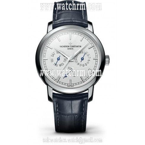 Vacheron Constantin Traditionnelle Day-Date and Power Reserve Gray Dial Men's Watch 85290/000P-9947
