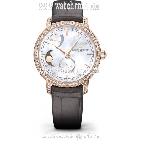 Vacheron Constantin Traditionnelle Moon Phase Mother of Pearl Dial Ladies Watch 83570/000R-9915