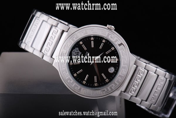 Versace Dv One A541221 Womens Stainless Steel Bezel PVD Case Watch