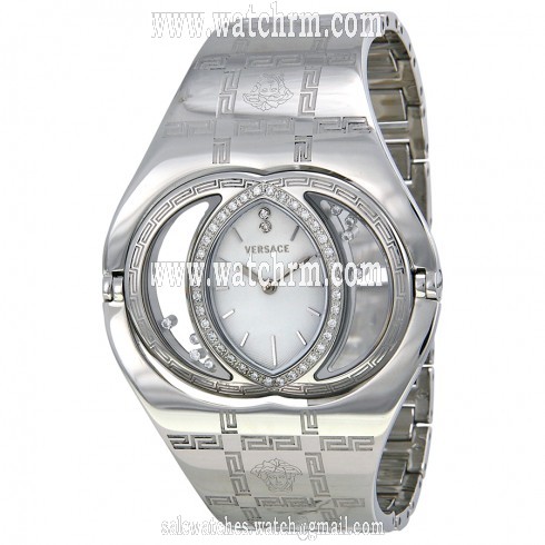 Versace Eclissi Silver Guilloche Dial Stainless Steel Watch 83Q91SD001-S099