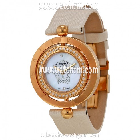 Versace Eon Mother of Pearl Diamond Dial Ladies Watch 79Q81S0497-S002