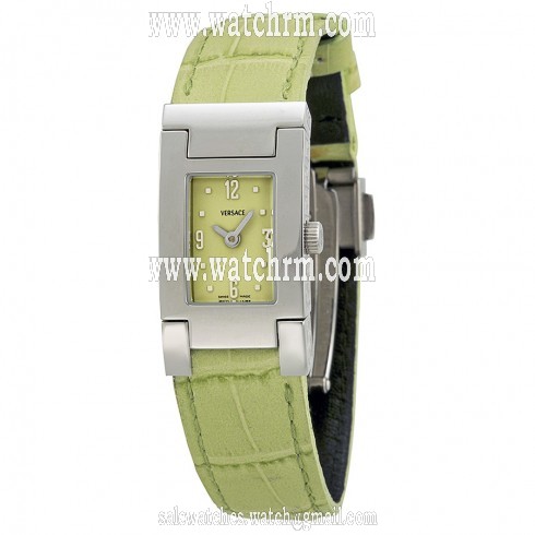 Versace Fifth Lady Green Dial Green Leather Ladies Watch ASQ99D220-S220