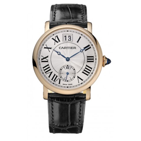 Cartier Rotonde Silver Guilloche Dial Unisex Watch W1552751