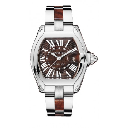 Cartier Roadster 18kt White Gold Men's Watch W6206000
