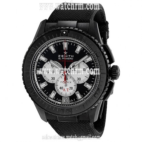 Zenith EL Primero Stratos Flyback Automatic Chronograph Black Alchron Men's Watch 24.2061.4057/67.C707