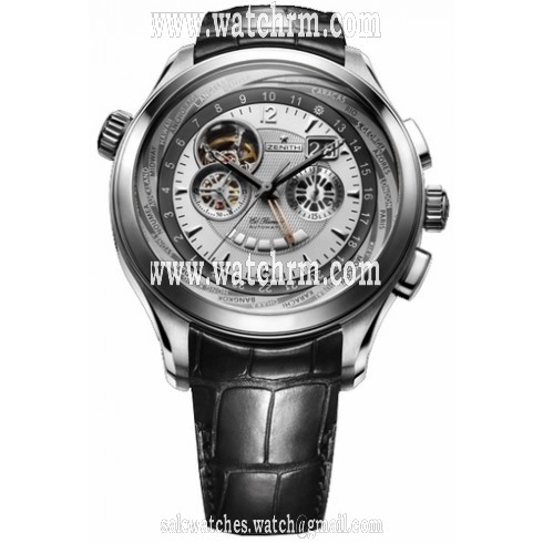 Zenith Grande Class Open Traveler Multicity Men's Watch 03.0520.4037/01.C492