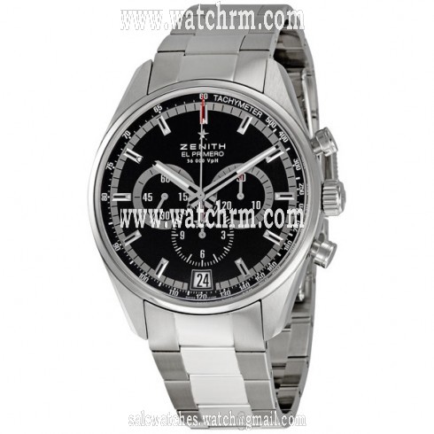 Zenith El Primero 36000 VPH Stainless Steel Chronograph Men's Watch 03.2040.400/21.M2040