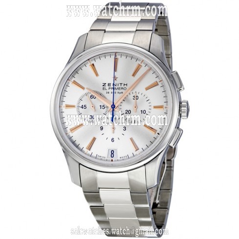 Zenith Captain Chronograph Silver Dial Automatic Men's Watch 03211040001M2110