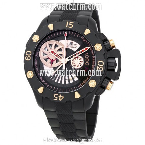 Zenith Defy Xtreme Open El Primero Men's Wristwatch 960528402121R642