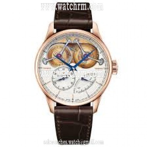 Zenith Academy Georges Favre-Jacot Automatic Silver Grained Dial Brown Leather Men's Watch 18.2210.4810/01.C713