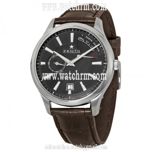 Zenith Captain Power Reserve Black Dial  Automatic Men's Watch 03212068522C493