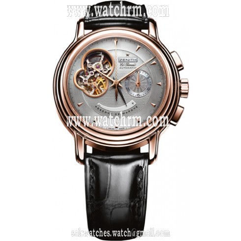 Zenith Chronomaster Open T Rose Gold Men's Watch 180240402101C495