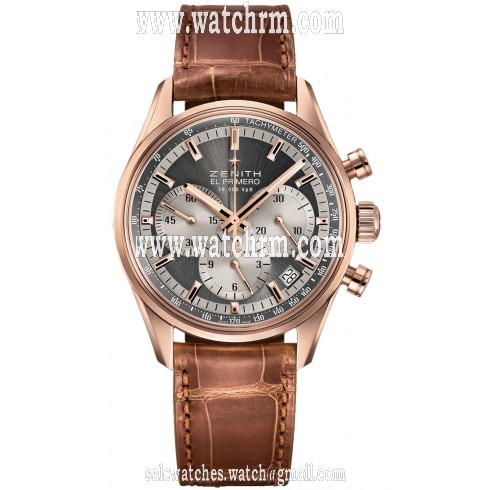 Zenith El Primero Automatic Chronograph Grey Dial Men's Watch 18.2150.400/21.C709