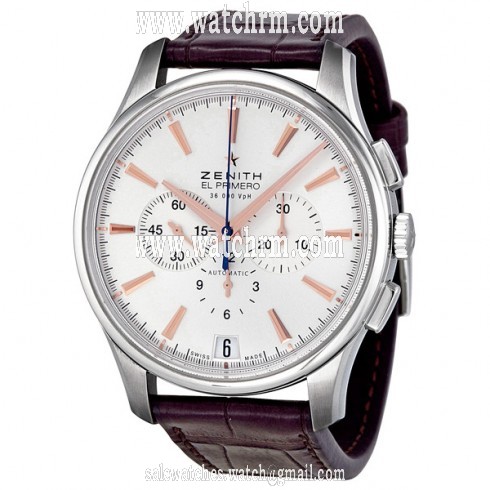 Zenith El Primero Chronograph Automatic Silver Dial Men's Watch 03211040001C498