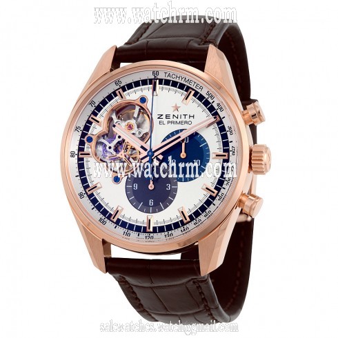 Zenith El Primero Chronomaster 1969 Silver Dial Brown Leather Men's Watch 18.2040.4061/69.C494