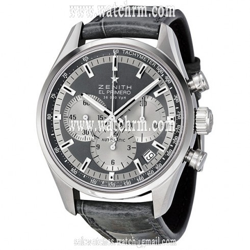 Zenith El Primero Grey Dial Chronograph Automatic Ladies Watch 03215040021C706