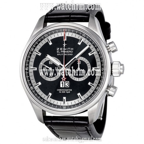 Zenith El Primero Split Second Black Dial Automatic Chronograph Men's Watch 032050402691C714