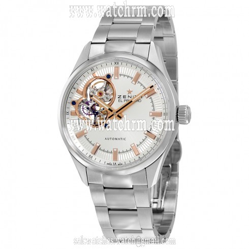 Zenith El Primero Synopsis Silver Dial Stainless Steel Men's Watch 032170461301M2170