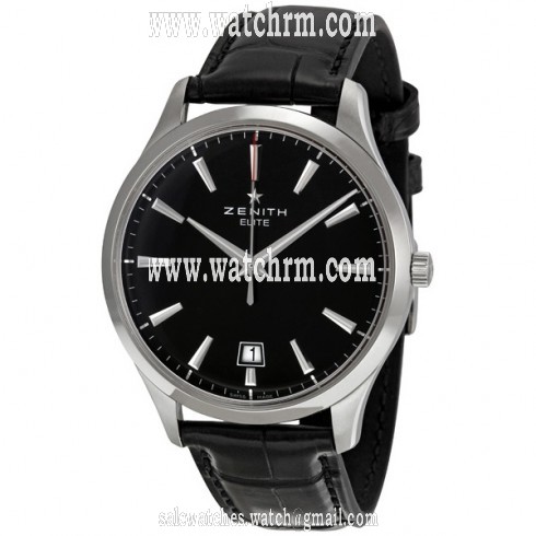 Zenith Elite Captain Central Second Ultra Thin Men's Watch 03202067021C493