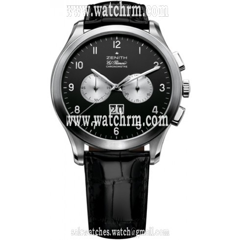 Zenith Grande Class Grande Date Black Dial Automatic Chronograph Men's Watch 030520401021C580