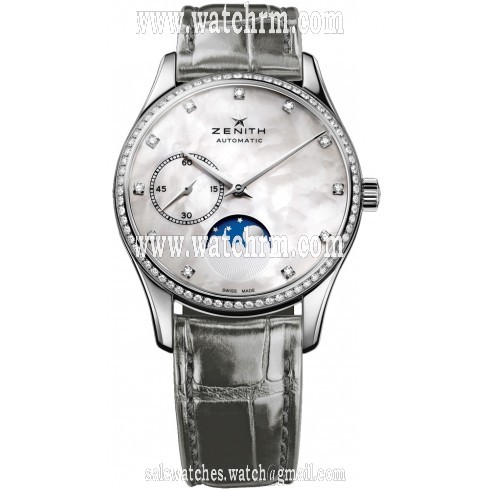 Zenith Heritage Mooonphase Automatic White Dial Ladies Watch 16.2310.692/81.C706