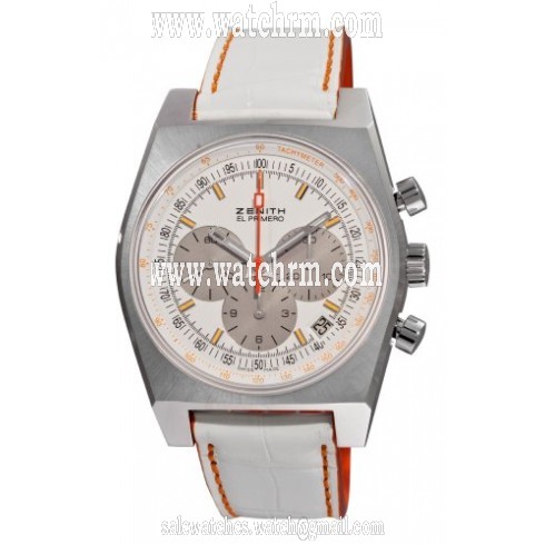 Zenith Vintage 1969 White Dial White Leather Ladies Watch 03.1969.401/02.C510